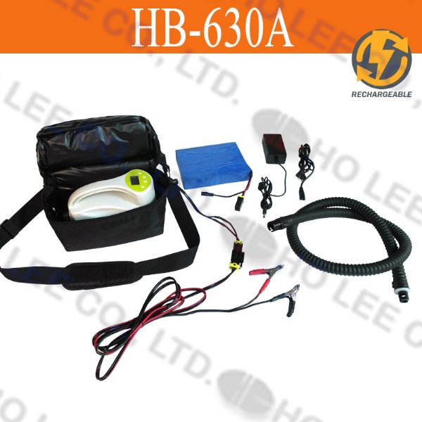 HB-630A DC12V SUP Rechargeable Electric Pump(inflator with auto-stop) HOLEE