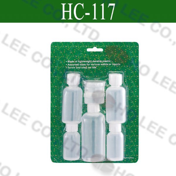 HC-117 7-pc Camping Bottle Set HOLEE