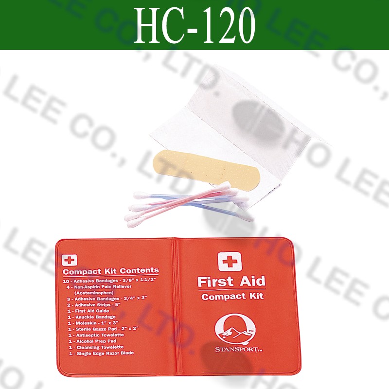 HC-120 Erste-Hilfe-Kompaktkit Brieftasche LOCH