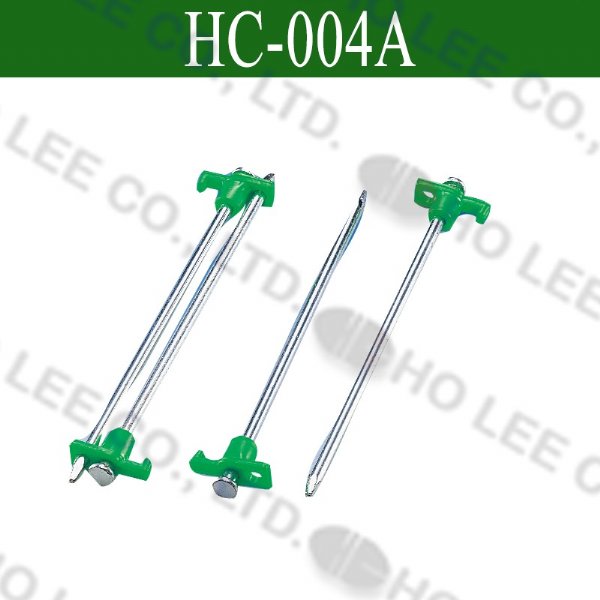 HC-004A 10" STEEL TENT STAKE HOLEE