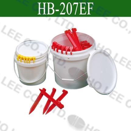 HB-207EF Kunststoffzeltstangen mit Eimer LOCH